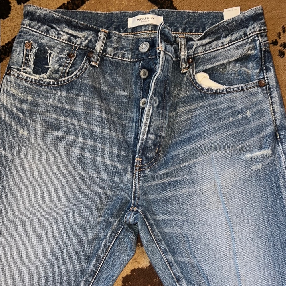 MOUSSY Vintage Blue Jeans sz 27. Like New